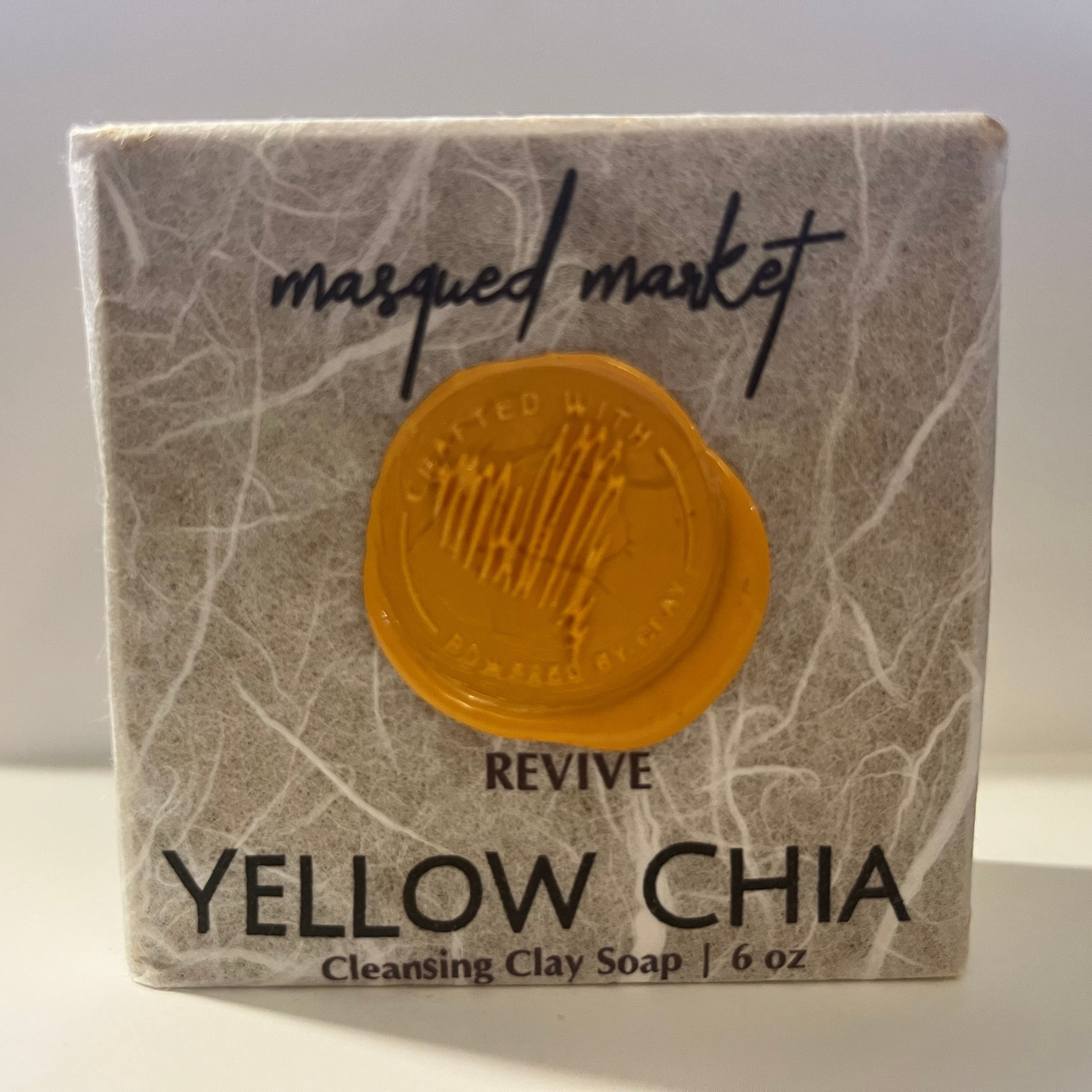 Yellow Chia Clay Body Bar