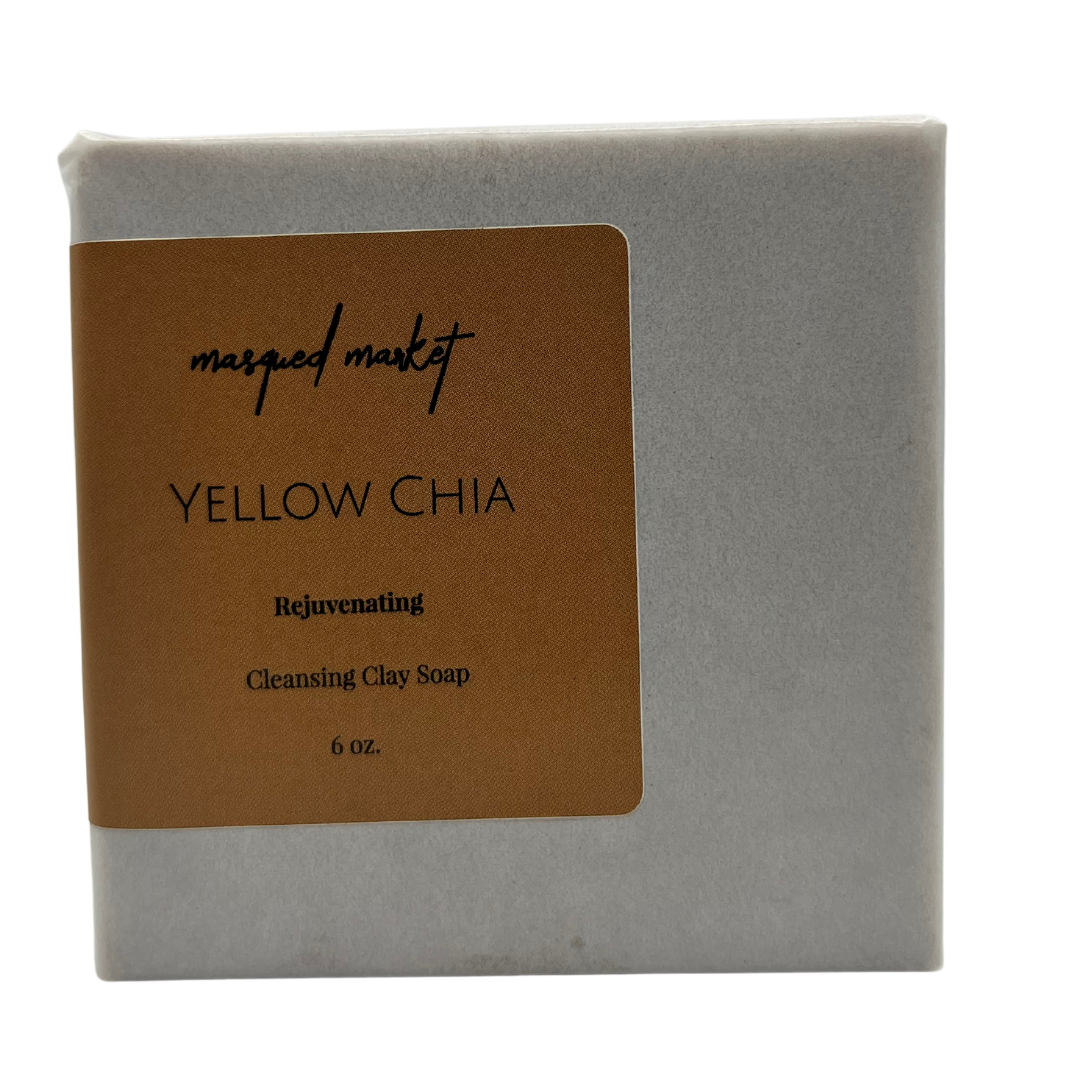 Yellow Chia Clay Body Bar